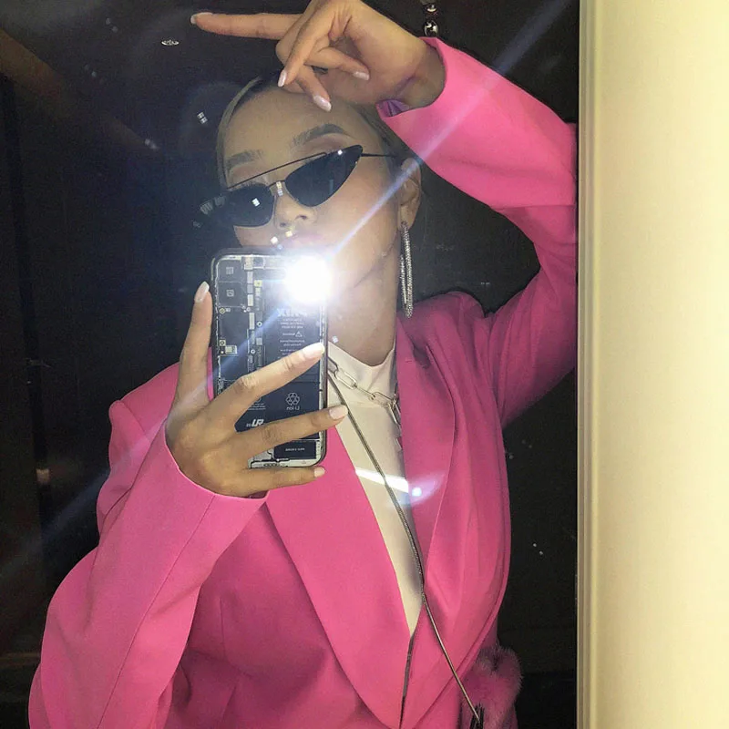 Розовый и фиолетовый два цвета европейский американский стиль свободные простые