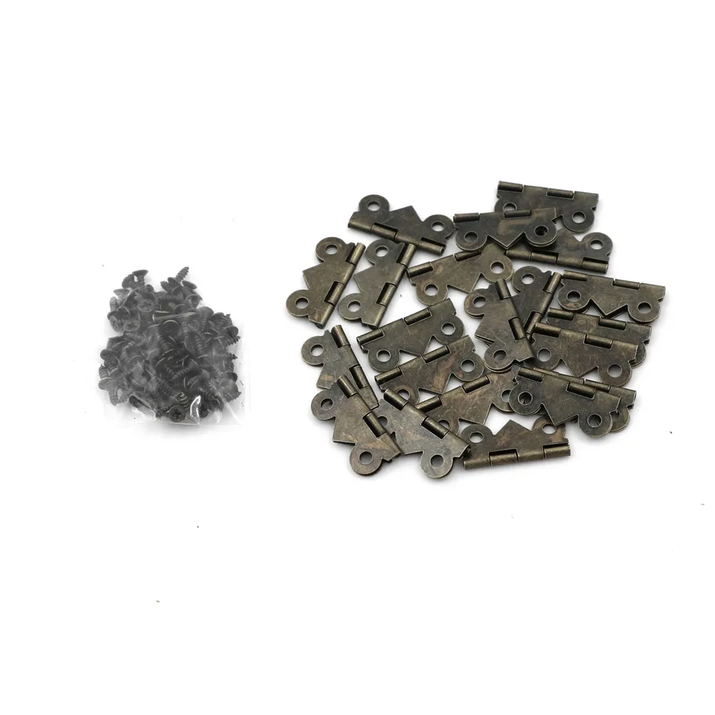 20 шт. 20*25 мм металлические мелкие петли для поделок плоские 90 градусов модные