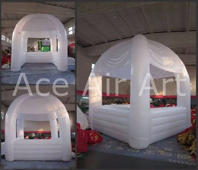 Новый дизайн белая светодиодная надувная фотобудка igloo палатка для вечерние и