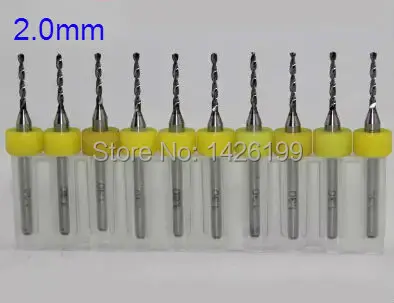 

Free Shipping 10Pcs 2.0MM Import Carbide PCB Drill Bits, Print Circuit Board Mini CNC Drilling Bit Set, Woodworking Tools