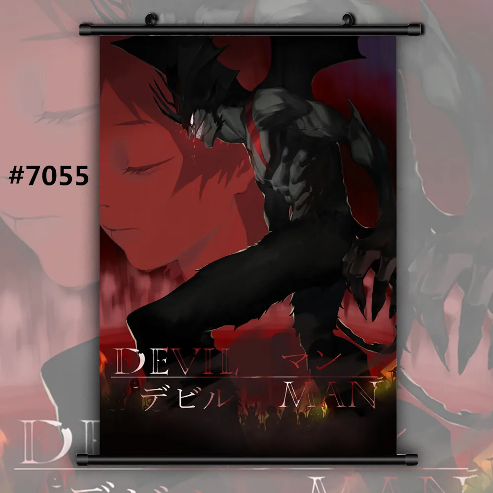 Devilman crybaby Аниме Манга настенный плакат свиток домашнее украшение Стены Искусства - Цвет: 7055
