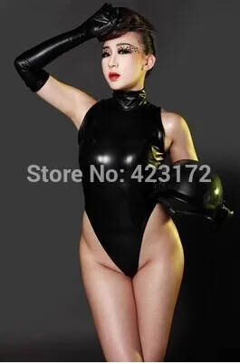 Sexy Women Faux Leather Latex 