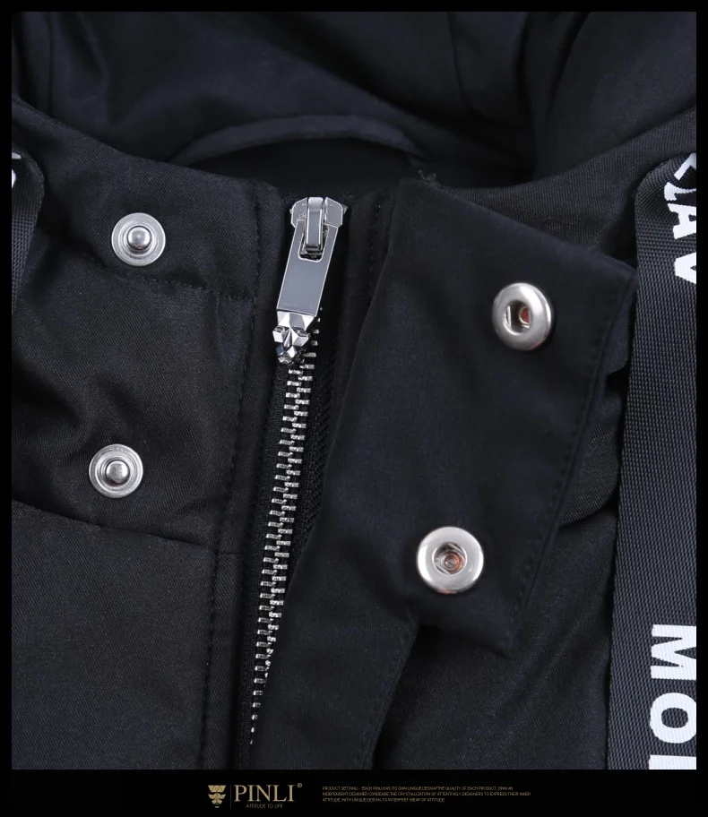 Зимние куртки, мужские куртки, Chaquetas Hombre Casacos, мужская куртка, Pinli Pin Li, новая мужская одежда, костюм, Молодежная шапка средней длины, B184305608