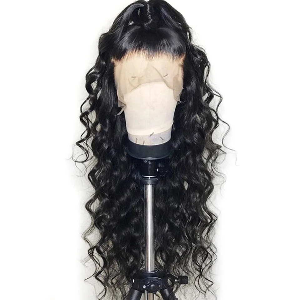 HairUGo 13*4 глубокая волна кружева фронта человеческие волосы парики для женщин