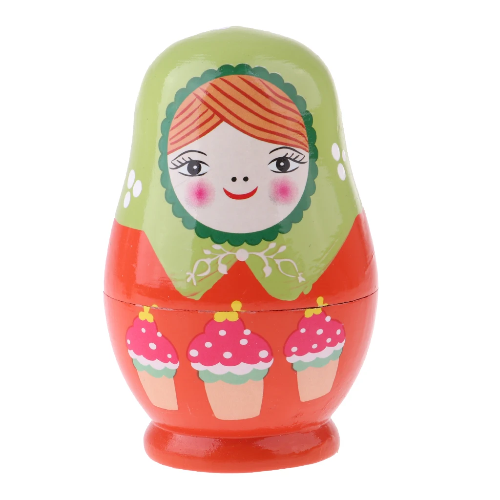 

5 шт., деревянные русские игрушки-матрешки