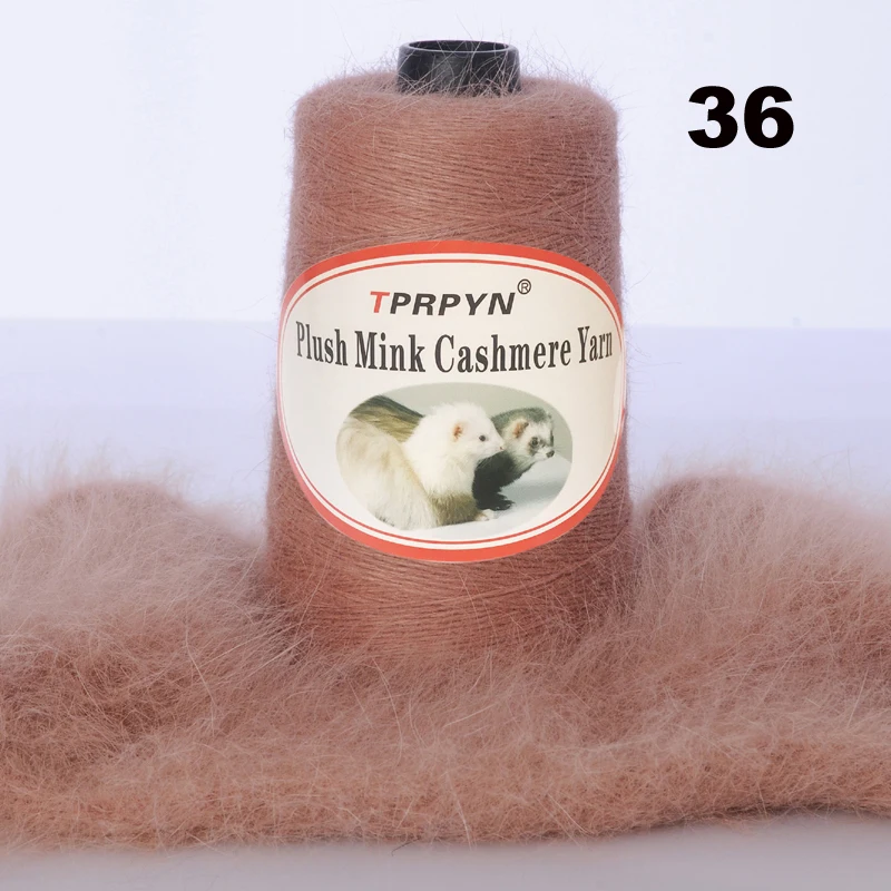 TPRPYN 100 г/лот пряжа с шерстью норки из вельвета с отделкой под куницу пряжа плюшевая норковая кашемировая пряжа с свободным партнером пряжа NL101R843
