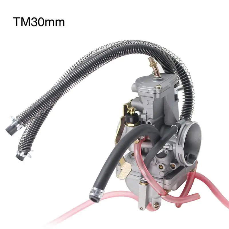 TM 30mm Sclmotos-для Mikuni TM28mm TM30mm TM32mm TM34mm МОТОЦИКЛ КАРБЮРАТОР карбюратор плоская горка мотокросса скутер для Kawasaki KX250 KTM - Цвет: TM 30mm