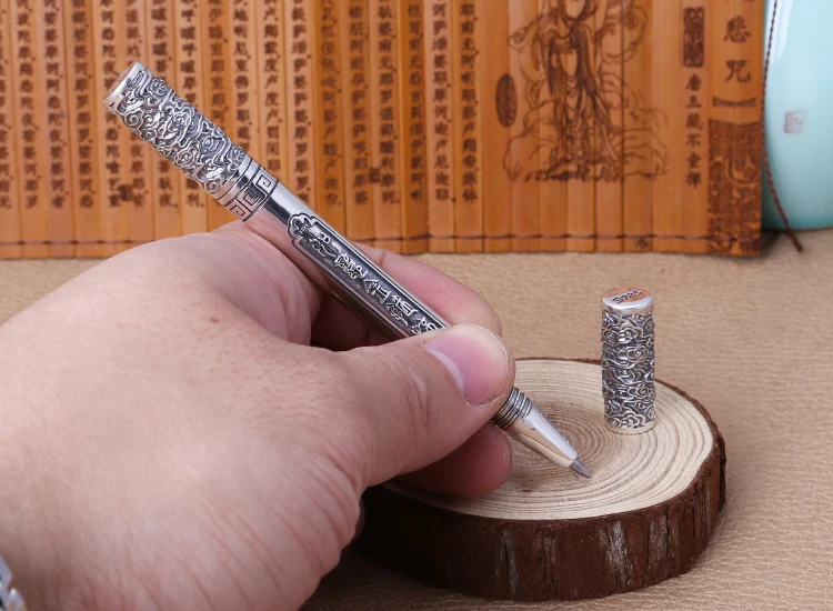 EDC 925 Серебряная тактическая ручка-карандаш для самозащиты для выживания с написанием многофункциональный EDC
