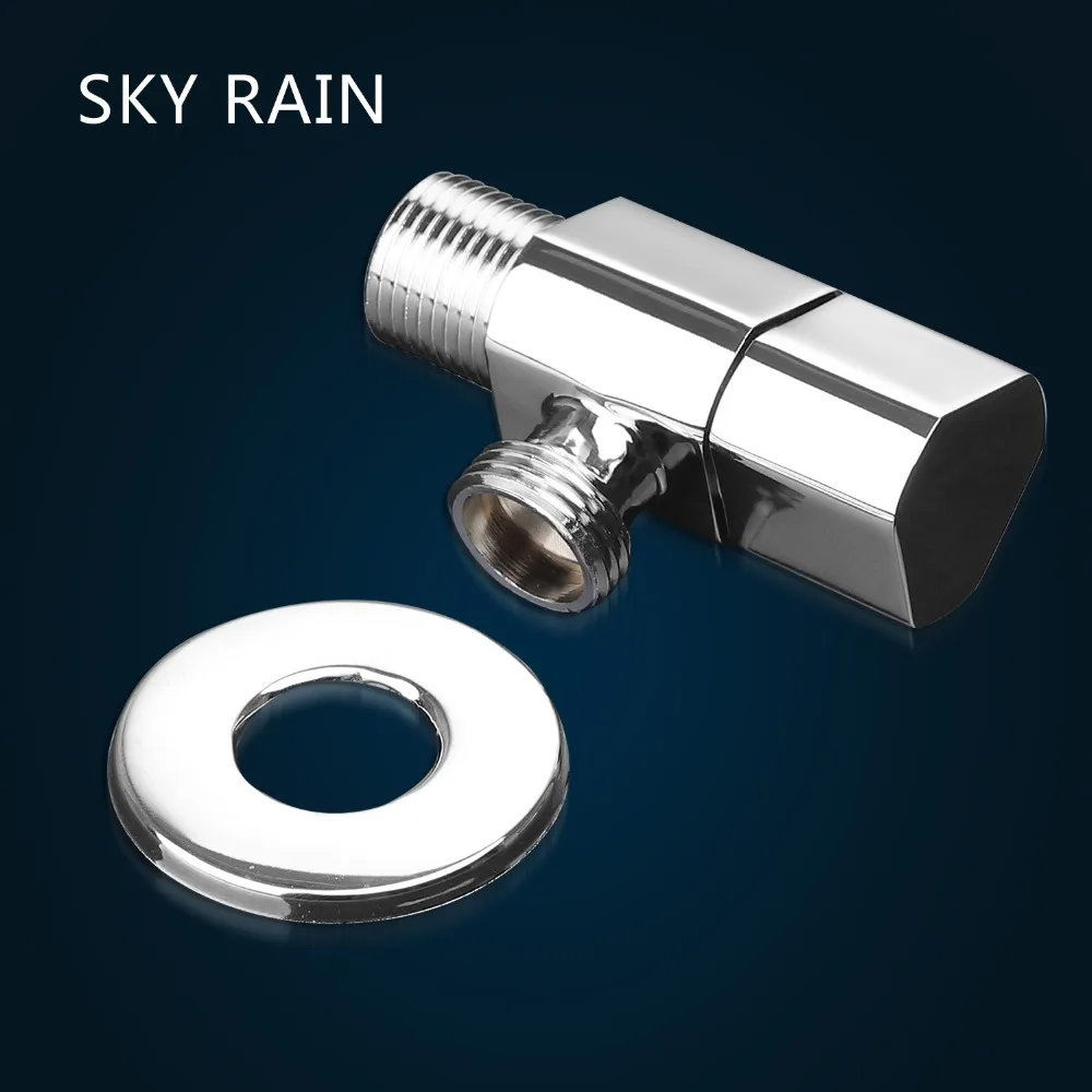 SKY RAIN аксессуары для ванной комнаты латунный угловой клапан хромированный