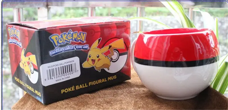 Аниме мультфильм с покемоном Poke Ball 3D Figural Кружка Керамическая кофейная чашка