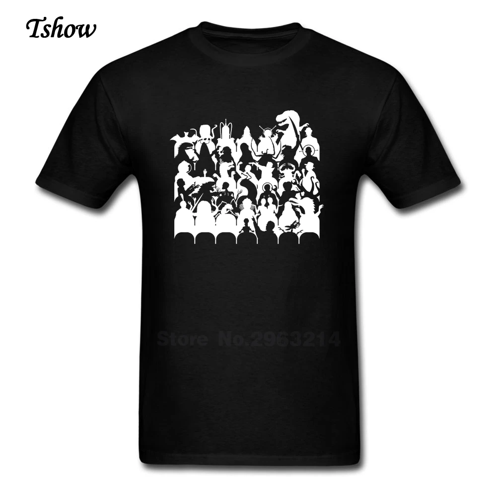 XS-XXXL mst3k футболки Для мужчин короткий рукав хлопковая Футболка teenboys Черная