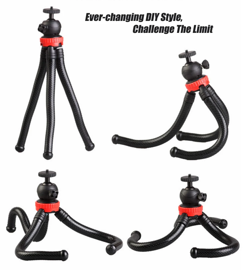 Модный высокоэластичный Многофункциональный штатив Octopus для DSLR SLR камеры Gopro смартфона 360 градусов съемки 1,2 кг Максимальная загрузка