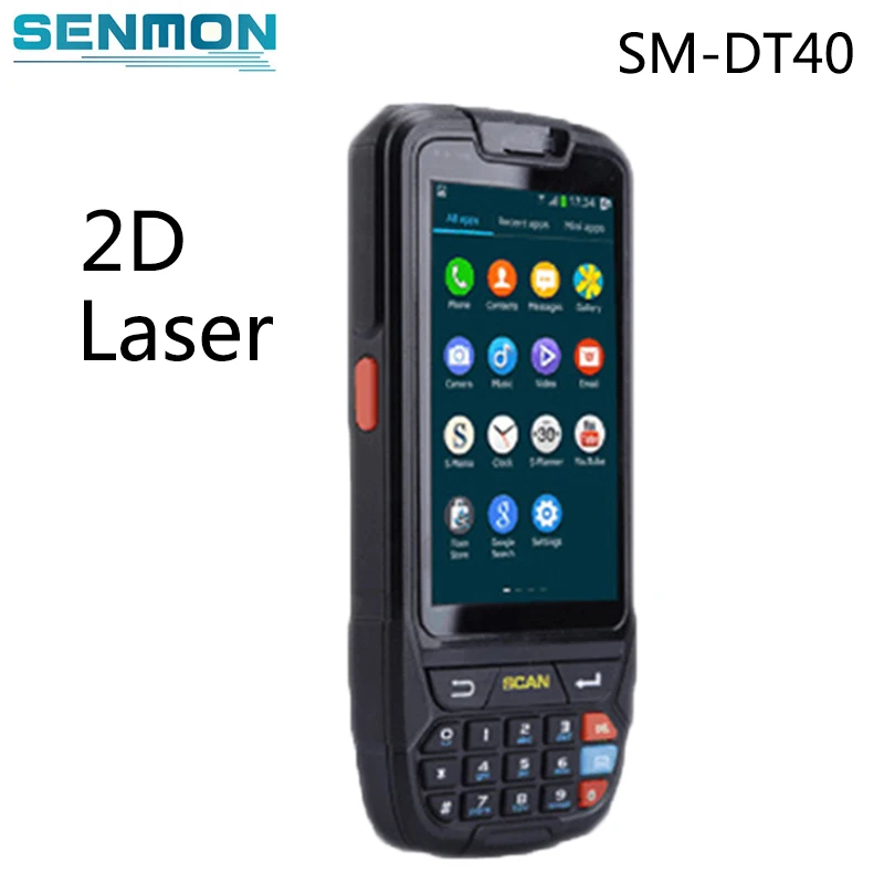 Промышленный Прочный ручной сборщик данных беспроводной 4G мобильный терминал 1D