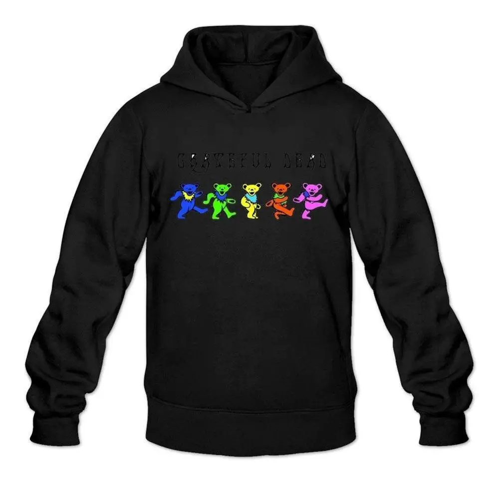 Мужская Grateful Dead Танцующие Медведи Толстовка Толстовка|hoodie sweatshirt|sweatshirt 2013hoodie mask |
