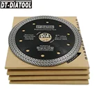 DT-DIATOOL, 5 шт.компл., турбо алмазный режущий диск, алмазный диск для алмазной пилы для гранита, мрамора, плитки, кирпича диаметром 44,55 дюймов