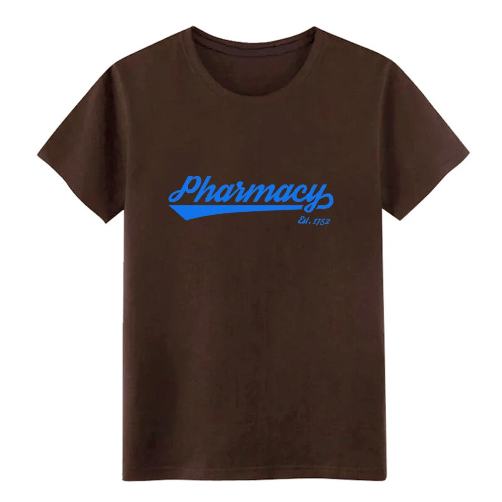 Синяя футболка Team Pharmacy на заказ S XXXL уличная одежда новый стиль весна