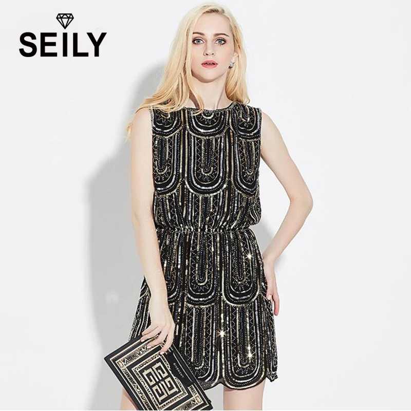 Summer пайетки Dress короткое мини платье женское бэйбидол пляжное летние женские
