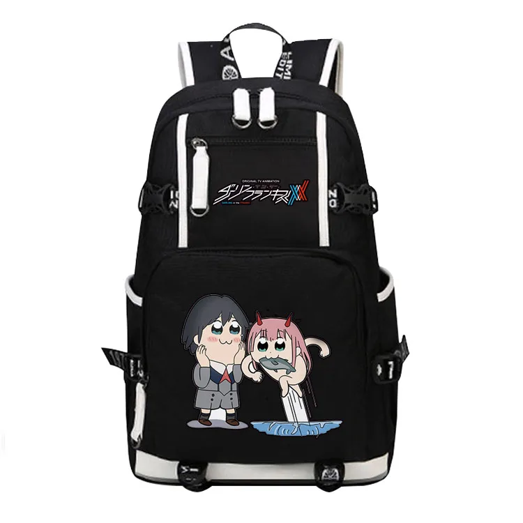 Рюкзак для путешествий DitF DARLING in the FRANXX ICHIGO MIKU ZERO TWO Cos, женский рюкзак, Холщовый школьный рюкзак для девочек-подростков, рюкзак