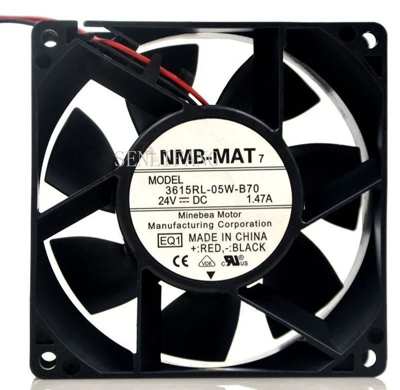 

for NMB 3615RL-05W-B70 -E00 DC Brushless fan 24VDC 1.47A 9238 90mm 9cm 7200RPM