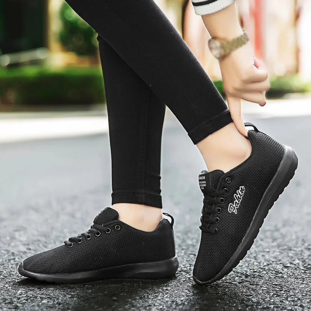 Модные однотонные беговые кроссовки для мужчин и женщин светильник дышащие