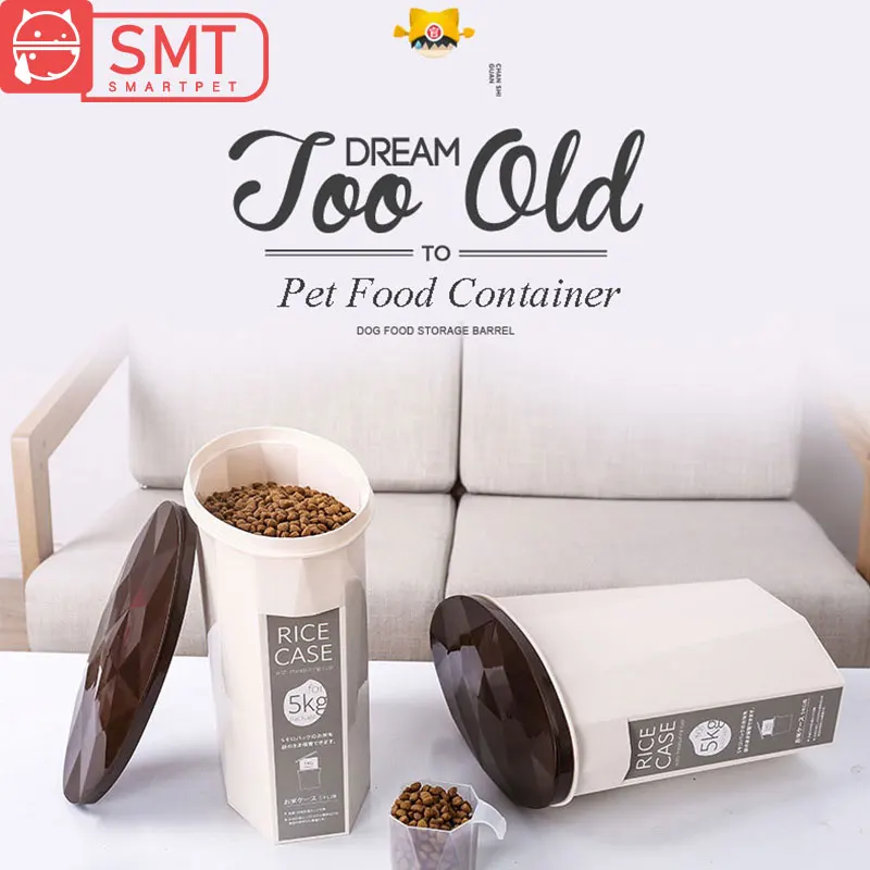 SMARTPET 3-5 кг герметичный контейнер для кошачьего корма сухой корм для животных антиокислительный контейнер для хранения еды для собак с ложкой