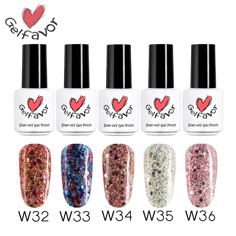Лак для ногтей 7 мл Soak Off Diamond эффект гель лак UV/светодиодный вылечить Лаки 50 Цвета 1