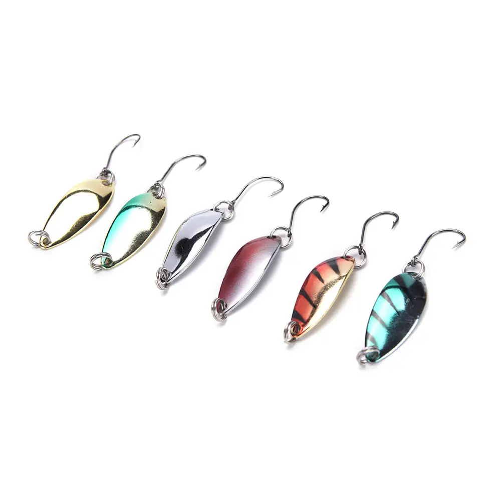 5 шт./лот новая металлическая рыболовная приманка ложка жесткая для рыбалки