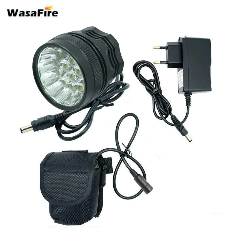 WasaFire 30000lm 16x XML T6 светодиодный 3 режима велосипедный светильник передний для
