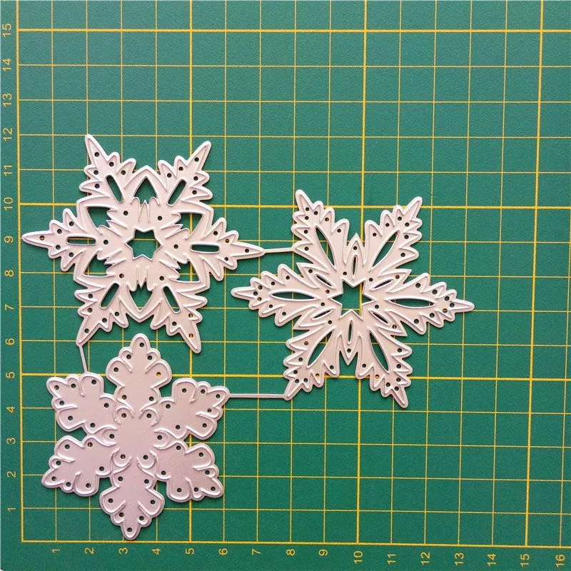 Christmas snowflake cutting Dies paper craft home decor metal dies Craft Embossing Scrapbooking|Вырубные штампы| |