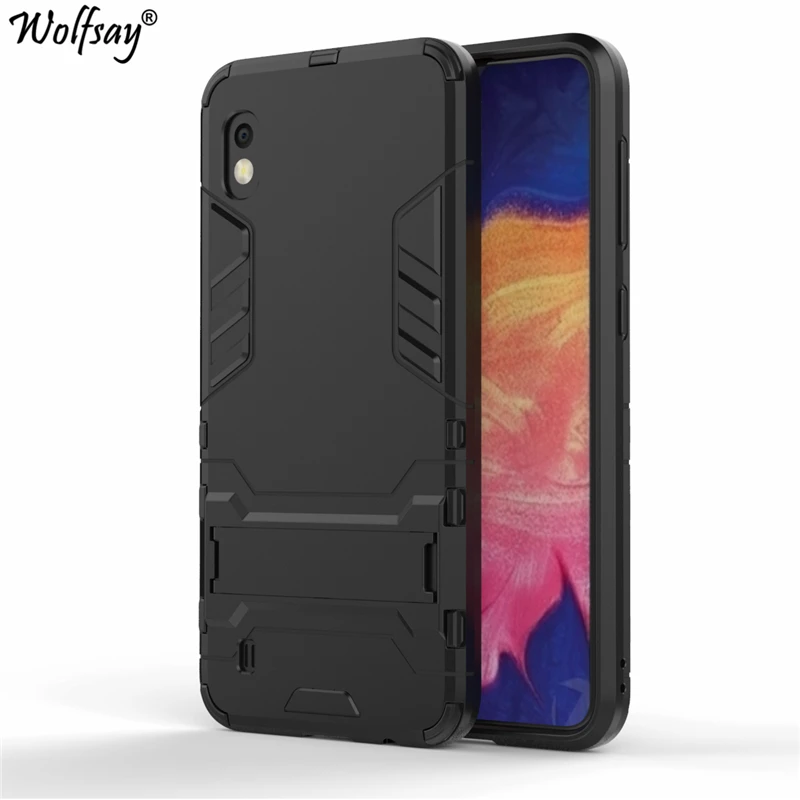 

Cover For Samsung Galaxy A10 Case Slim PC + Soft Rubber Armor Phone Case For Samsung Galaxy A10 For Samsung A10 fundas A105F