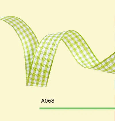 

5/8 "дюймов 15 мм gingham тафта лента