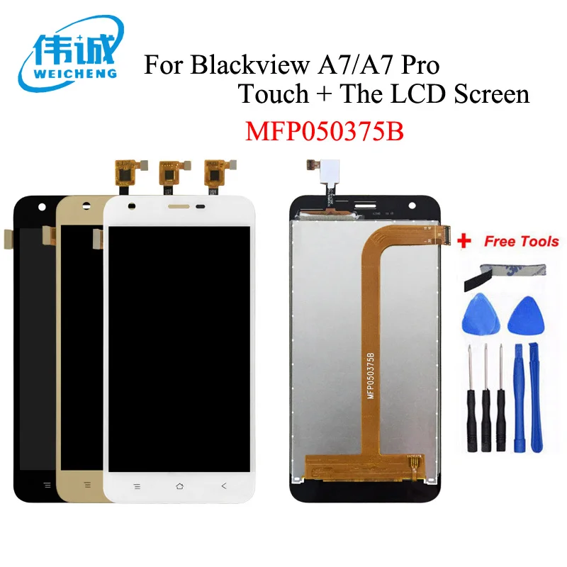 WEICHENG для Blackview A7/A7 pro ЖК дисплей + кодирующий преобразователь сенсорного экрана в
