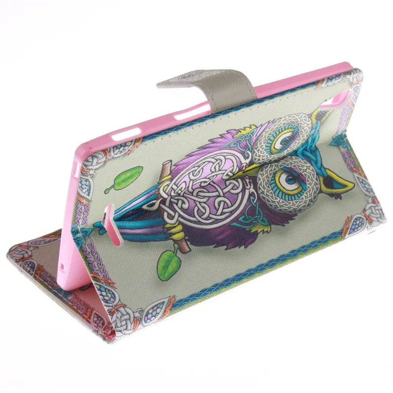 Кожаный чехол для мобильного телефона с откидной крышкой Sony Xperia T3 t 3 M50W D5103 dual Fundas