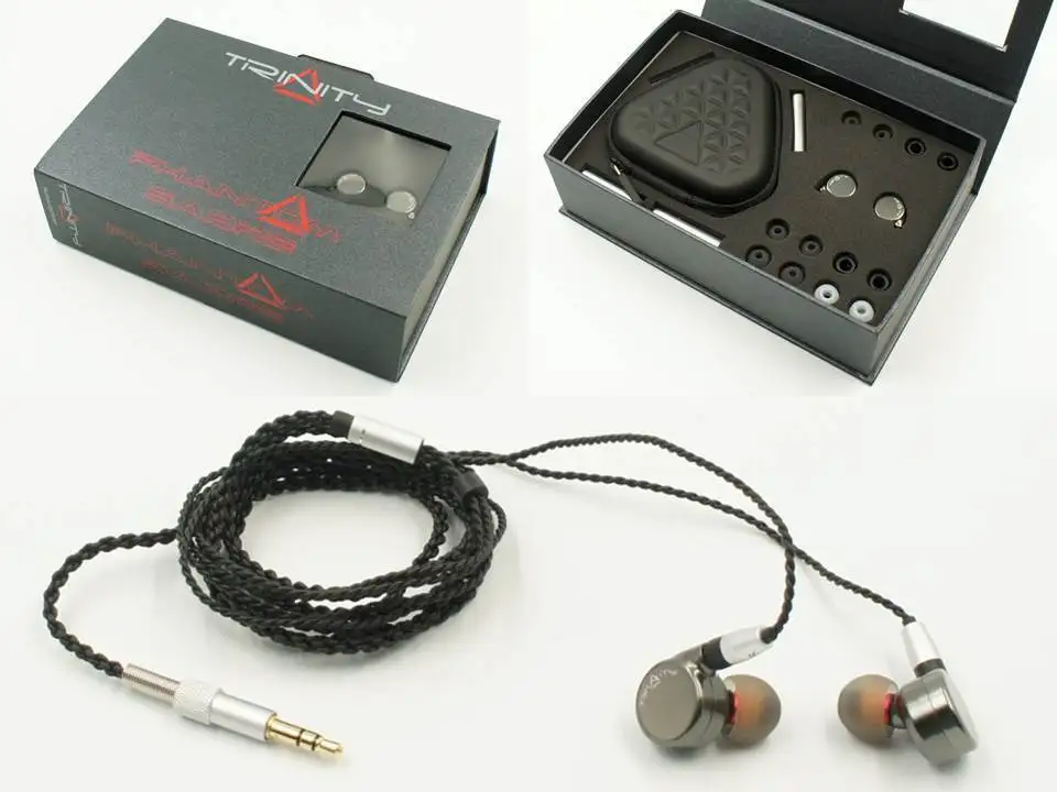Наушники вкладыши TRINITY PHANTOM SABRE RJMA 005PP с динамическими драйверами|in-ear earphone|dynamic
