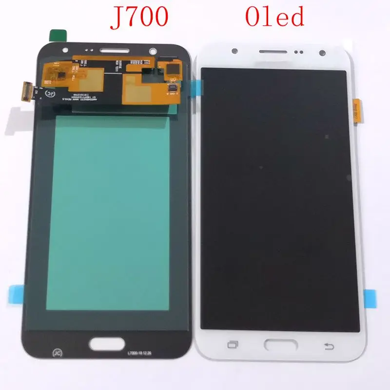 Oled для Samsung Galaxy J7 2015 J700 j700F/ds J700M J700fm/ds ЖК-дисплей с сенсорным стеклом ремонта