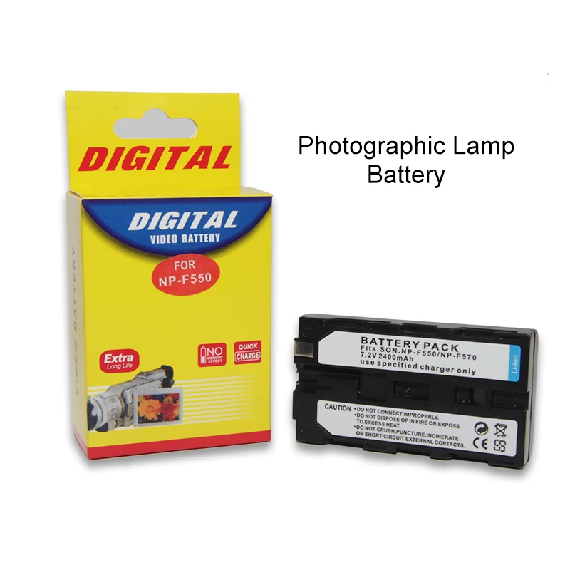 

1 шт., 7,2 в, 2400 мАч, фонарь NP-F570, перезаряжаемый литий-ионный аккумулятор для фонаря F750 F970 F960, фонарь, аккумулятор