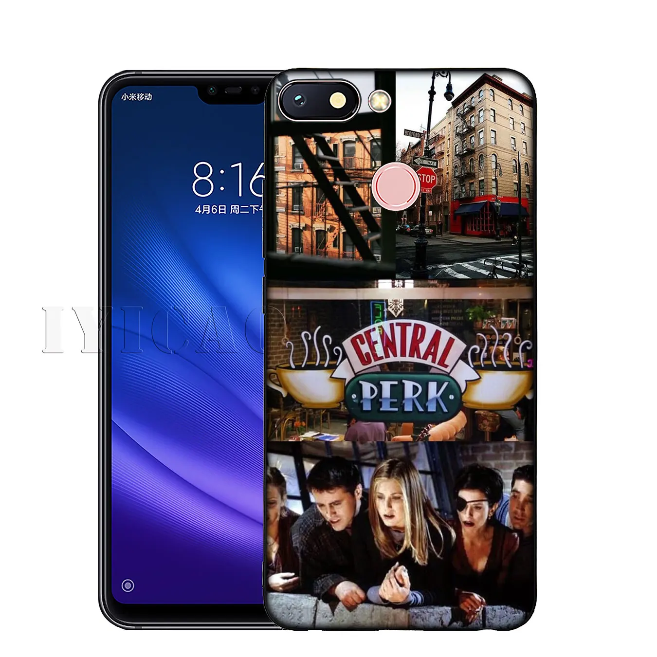 Мягкий силиконовый чехол для телефона IYICAO Friends TV Xiaomi Redmi K20 8A 7A 6A 5A S2 4X 4A GO Note 8 7 5 Plus 6