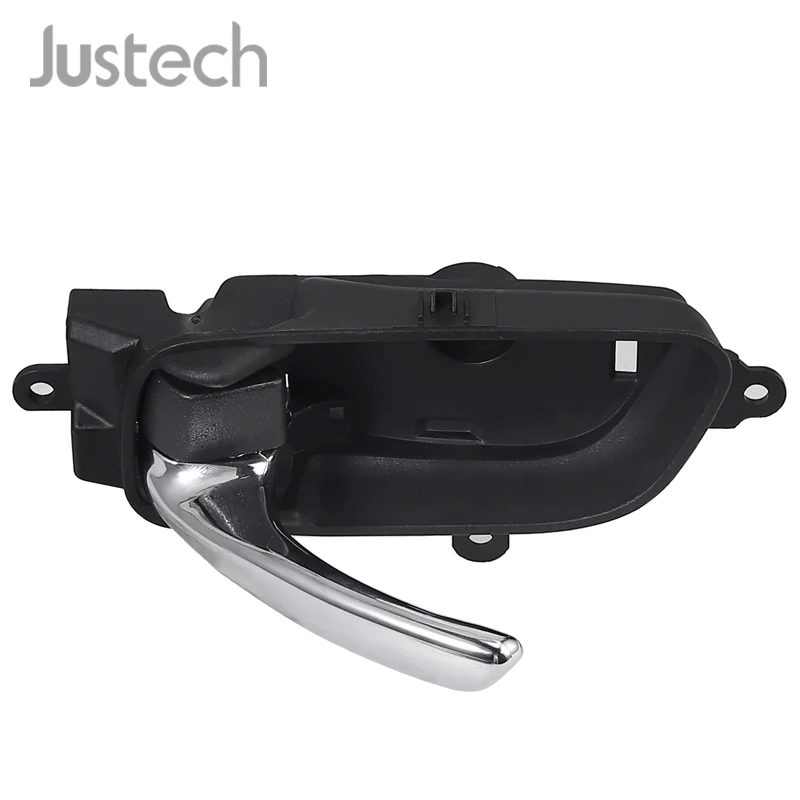 

Justech Car Inside Interior Door Handle Black With Chrome Lever 80671-3TA0D For Nissan Left Front/Rear Door Handle