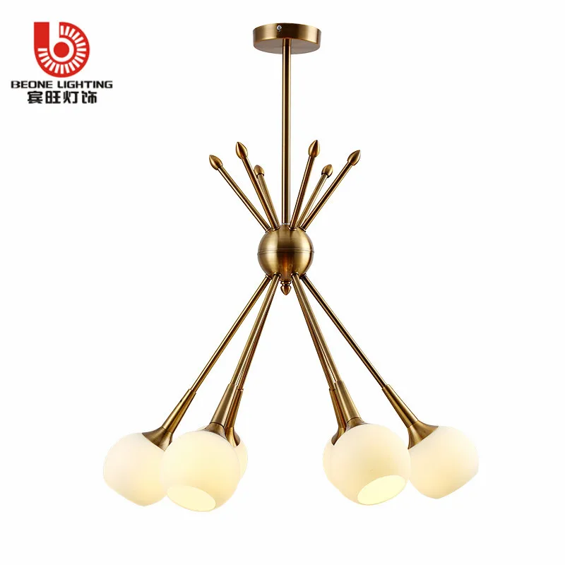 Современный стеклянный подвесной светильник Скандинавская столовая кухонный