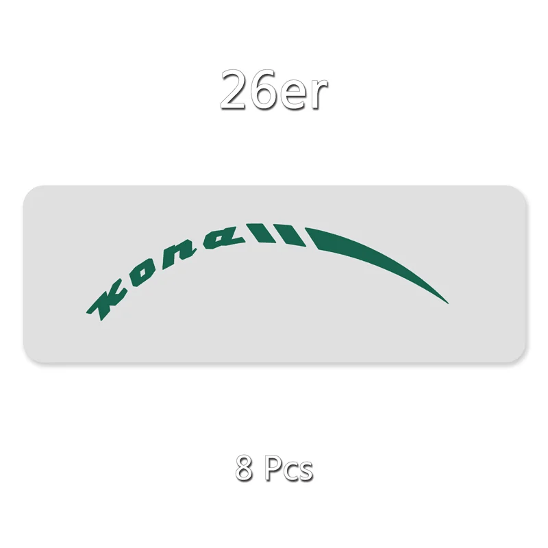 26er Refle Green KONA два колеса наклейки на обод/наклейки клей для горного велосипеда MTB - Цвет: 26er Refle Green