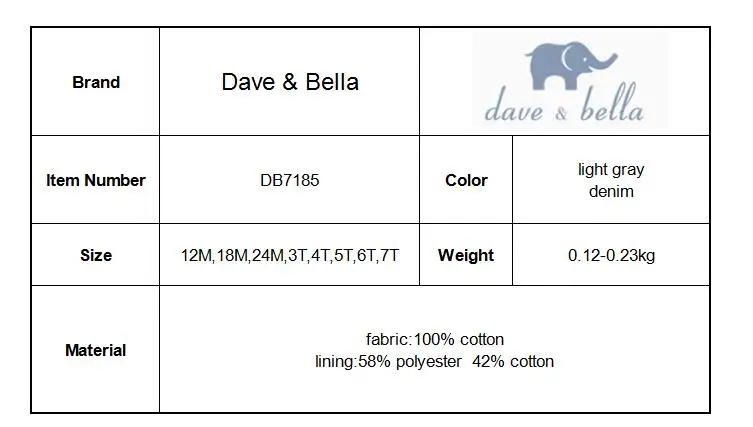 DB7185 dave bella/весенние модные длинные штаны для маленьких мальчиков детские штаны для малышей брюки для мальчиков