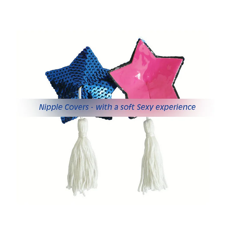 Сексуальные украшения с кисточками в форме блесток звезды 10 пар (20 шт.)