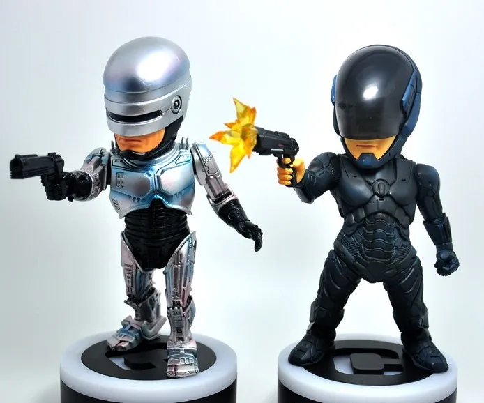 Милый аниме 1987 2014 ROBOCOP 2 стиль светодиодный светильник 20 см ПВХ фигурка куклы