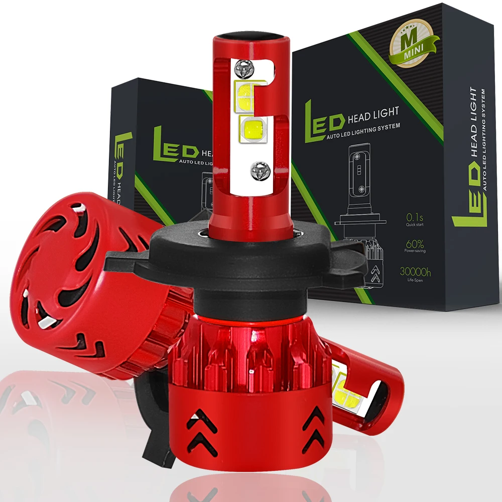 

New Mini7 60W Automobile Lamp H1 H4 H7 H11 9005 9006 Car LED Headlight Bulbs Fog Light