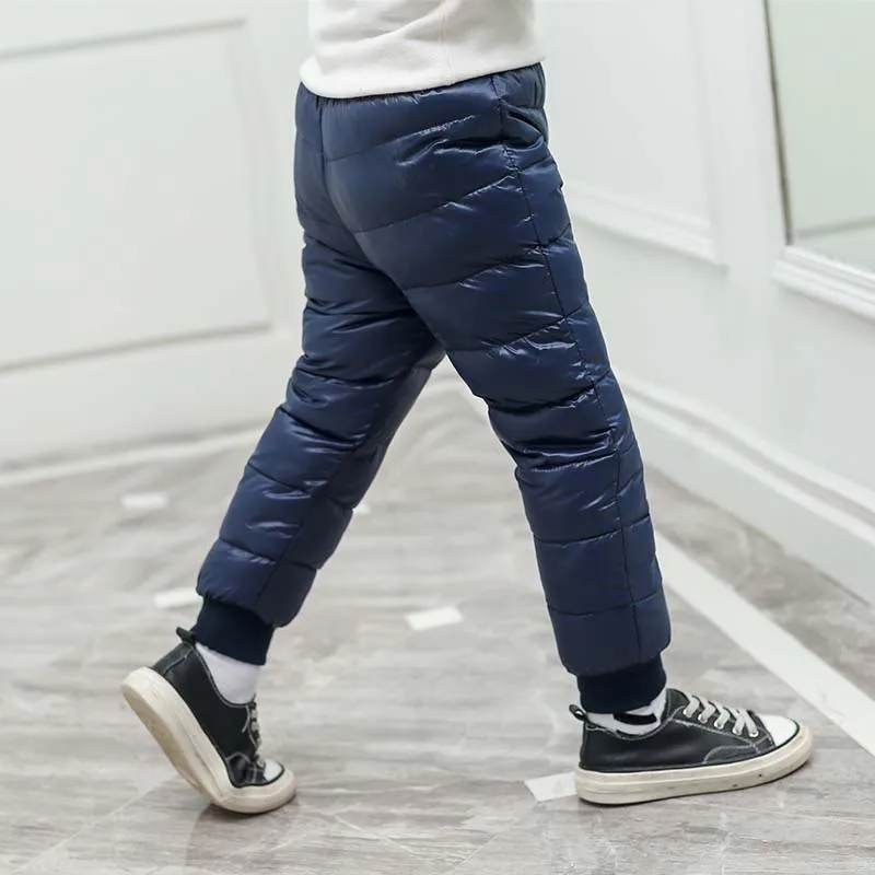 Штаны для девочек зимние штаны мальчиков Детские хлопковые брюки теплые детская