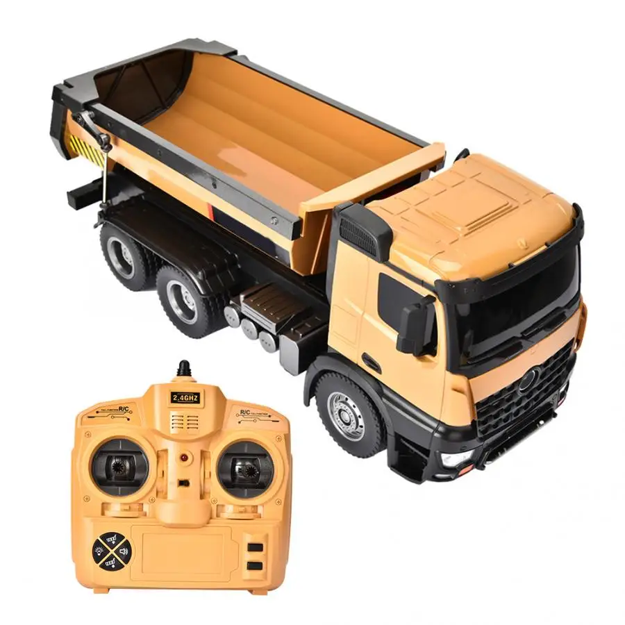 Для Huina 1573 2 4 GHz RC самосвал Игрушки сплав 1:14 10CH пульт дистанционного управления