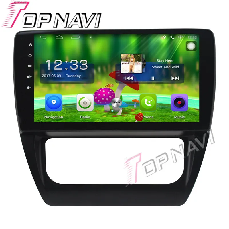 

Topnavi 10,1 ''четырехъядерный Android 6,0 Автомобильный GPS-навигатор для VW Sagitar 2012 радио аудио мультимедиа стерео без DVD