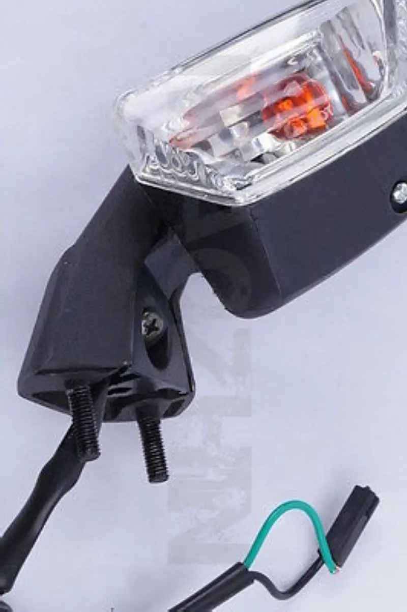 

Side Rear View Mirrors Turn Signal For Kawasaki Ninja ZX10R 08-10 ZX6R 05-08 07