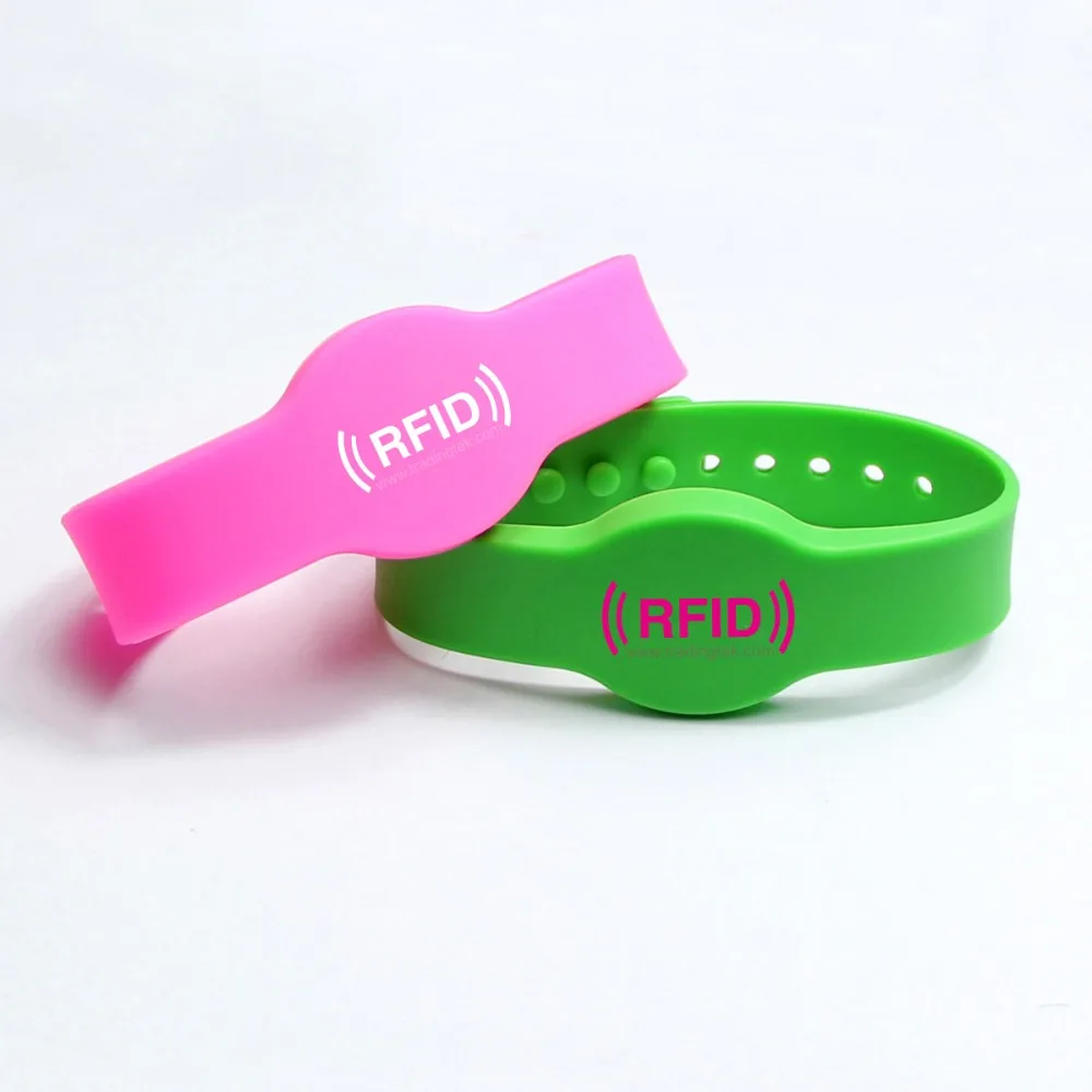 WB04 силиконовый RFID браслет частота 125 кГц для контроля доступа 330 бит R/W ISO18000-2 с