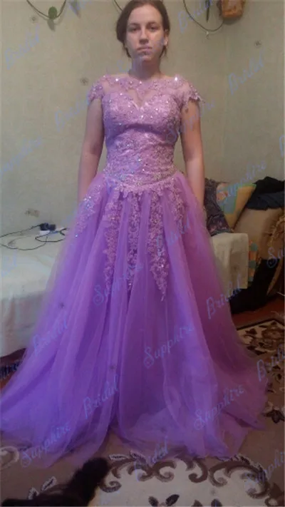 Сапфир Свадебные Длинные вечерние платья Vestido De 15 Anos De Кепки рукава кружевное платье с открытой спиной цвета морской волны Серебряный пурпурный Расшитое бисером в честь пятнадцатилетия платье